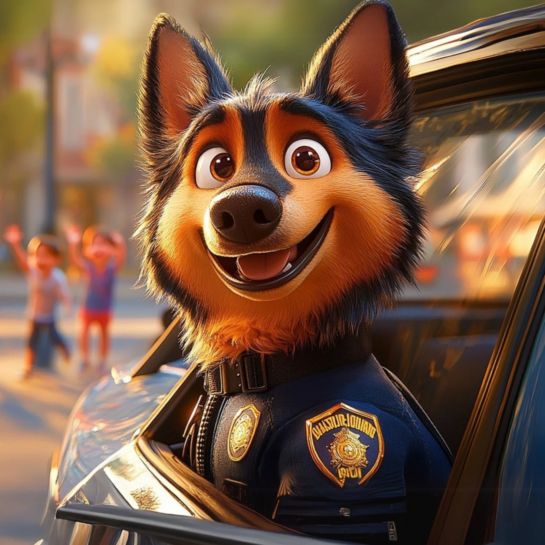 Max the German Shepherd Police Dog