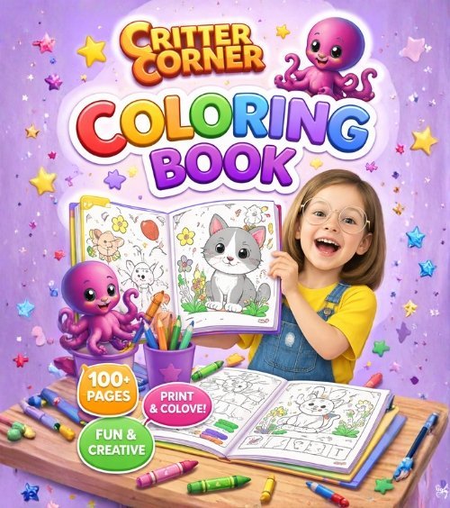 Coloring Books — educational books and printable learning resources for children | Critter Corner