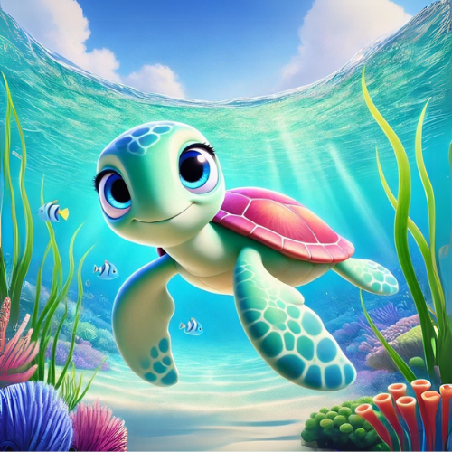 Tina the Green Sea Turtle