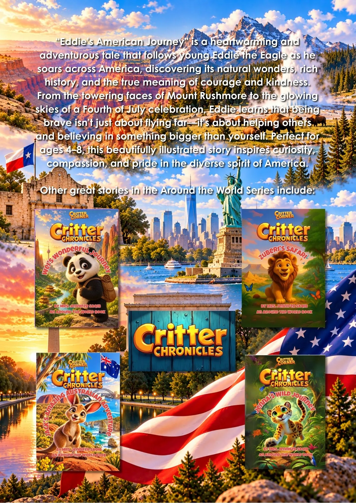 Eddie’s American Journey (Pdf) - Image 5 — educational storybook and learning resource for kids | Critter Corner