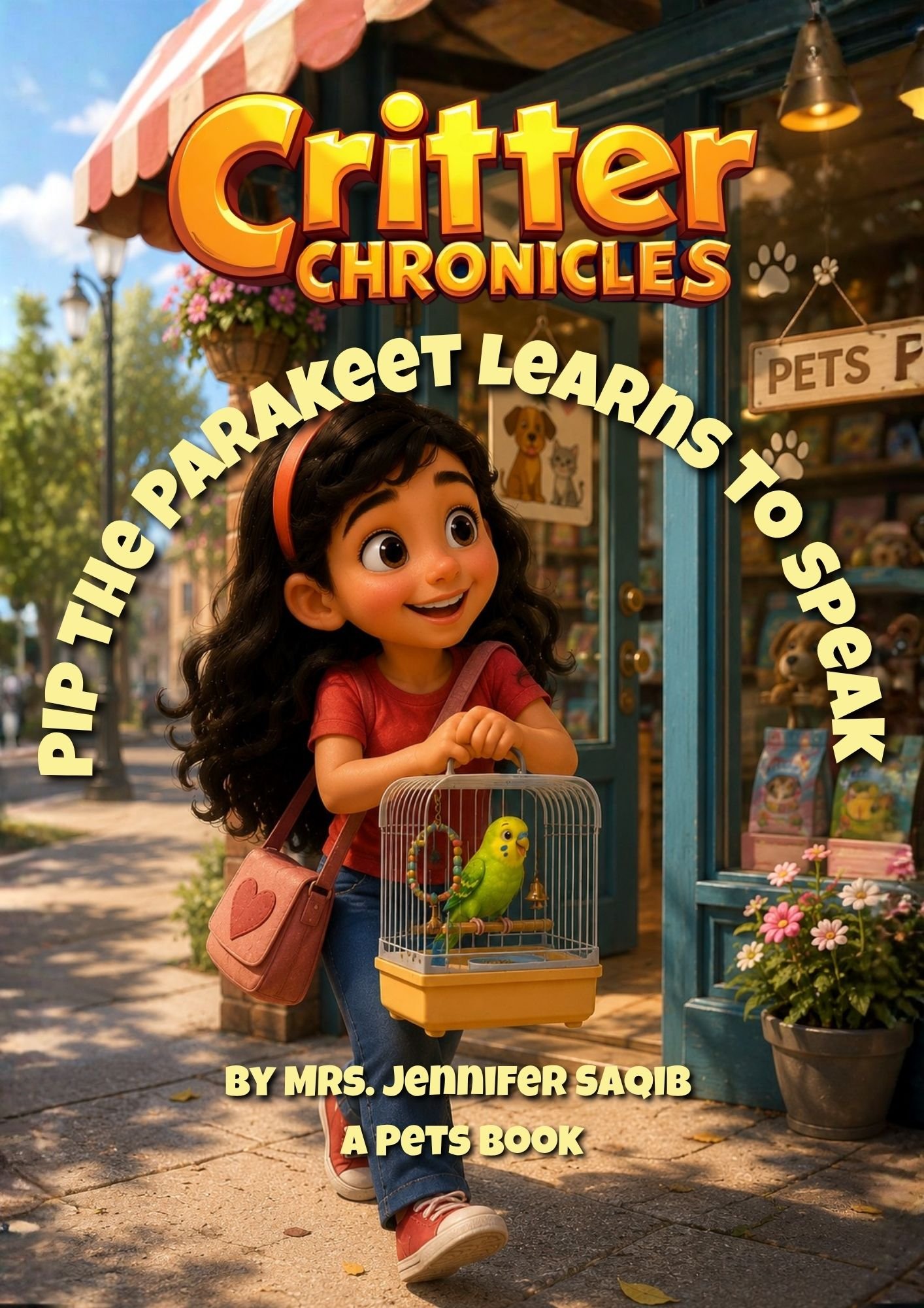 Pip the Parakeet Learns to Speak (Pdf) — educational storybook and learning resource for kids | Critter Corner