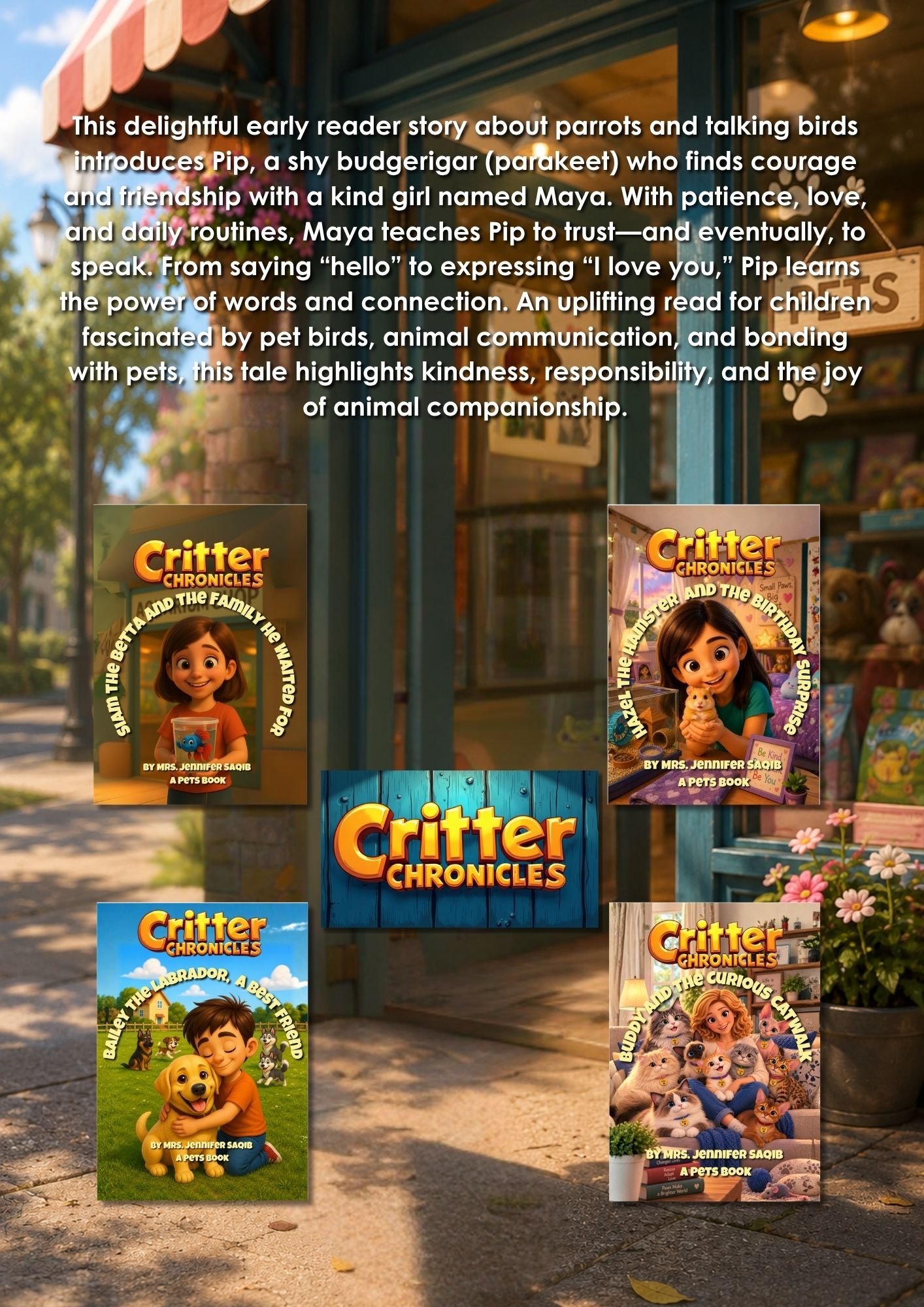 Pip the Parakeet Learns to Speak (Pdf) - Image 6 — educational storybook and learning resource for kids | Critter Corner