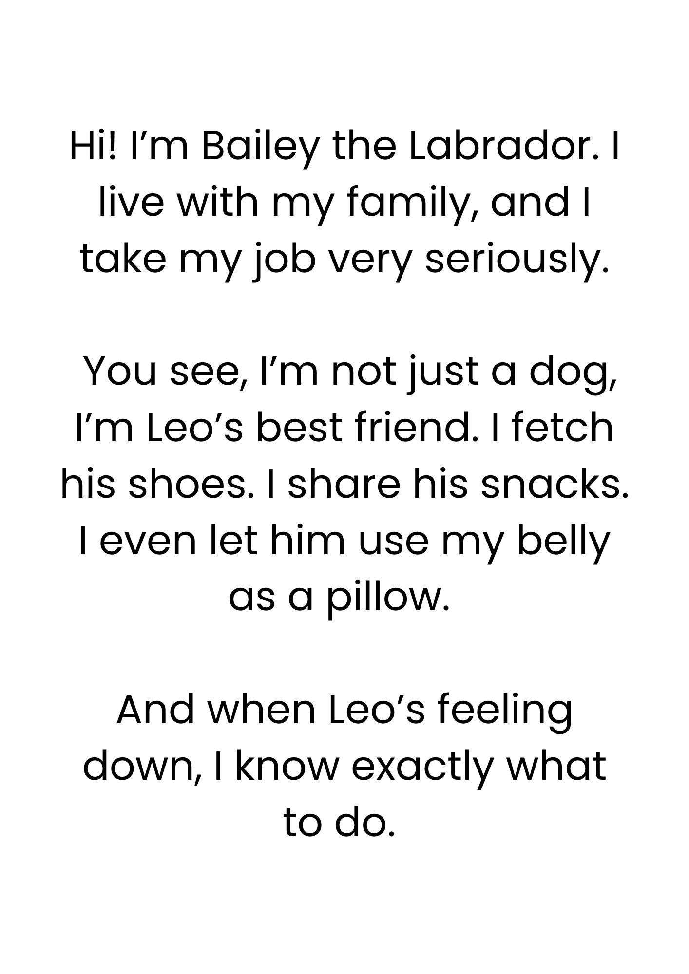 Bailey the Labrador, a Best Friend - Image 3 — educational storybook and learning resource for kids | Critter Corner