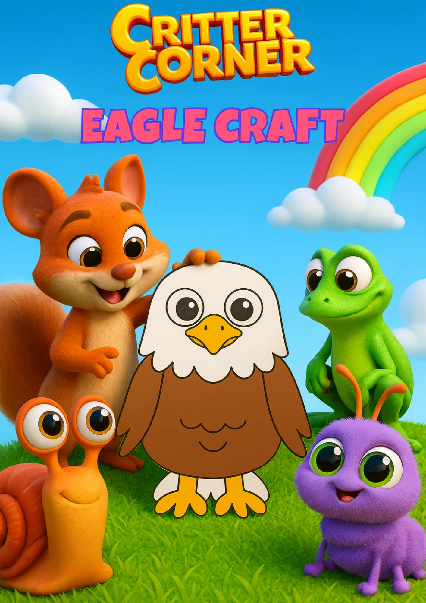 Critter Corner Eddie Eagle Paper Craft
