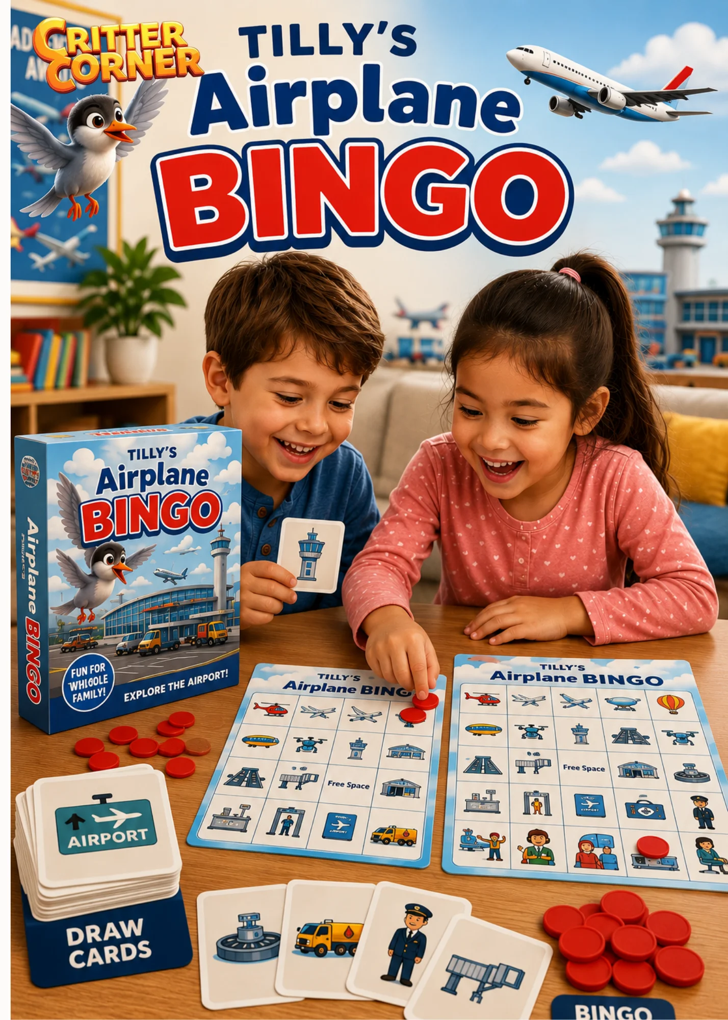 Tilly’s Airplane Bingo Game