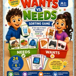Wants vs Needs Sorting Game