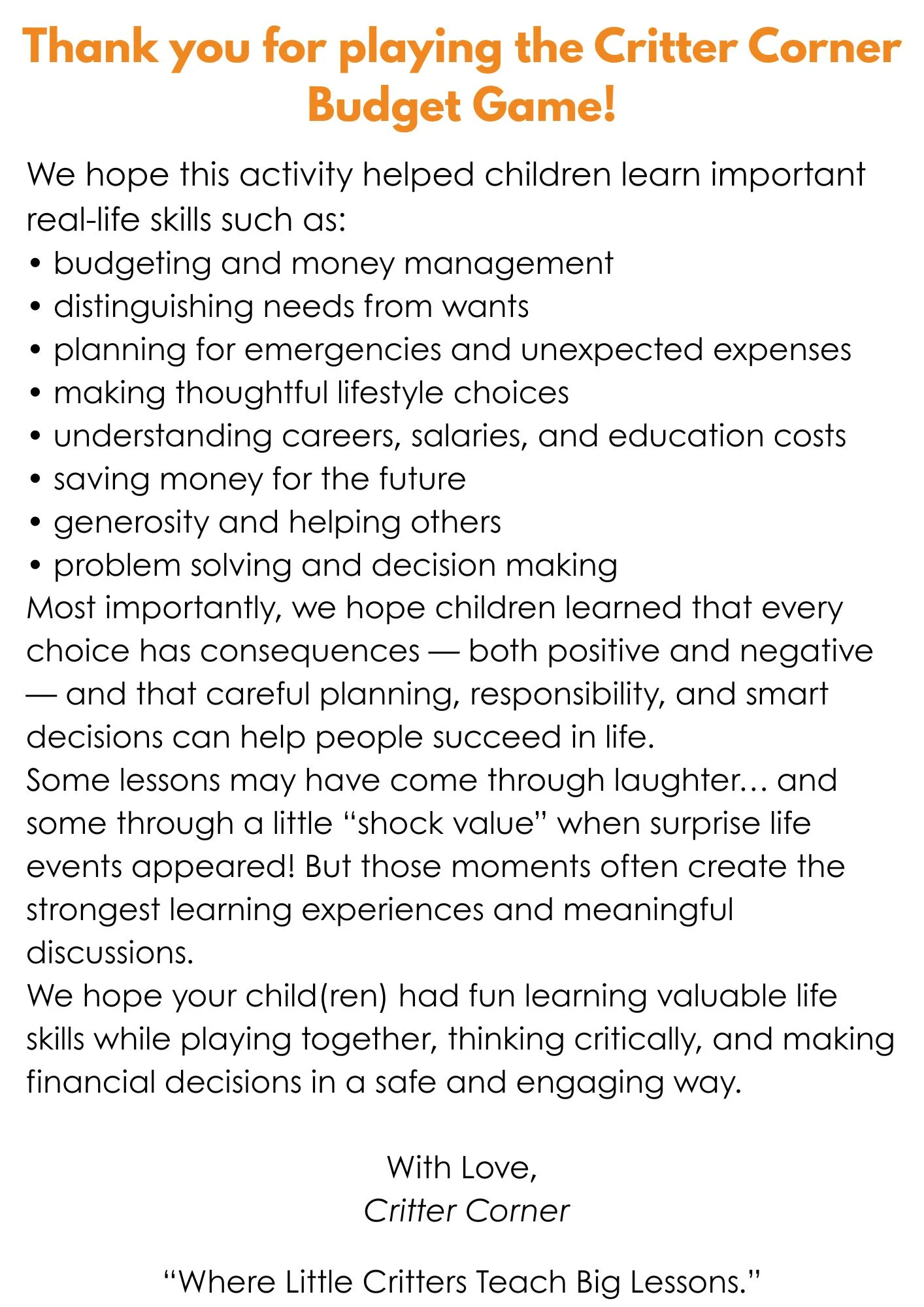 Real Life Choices & Budgeting Game - Image 3