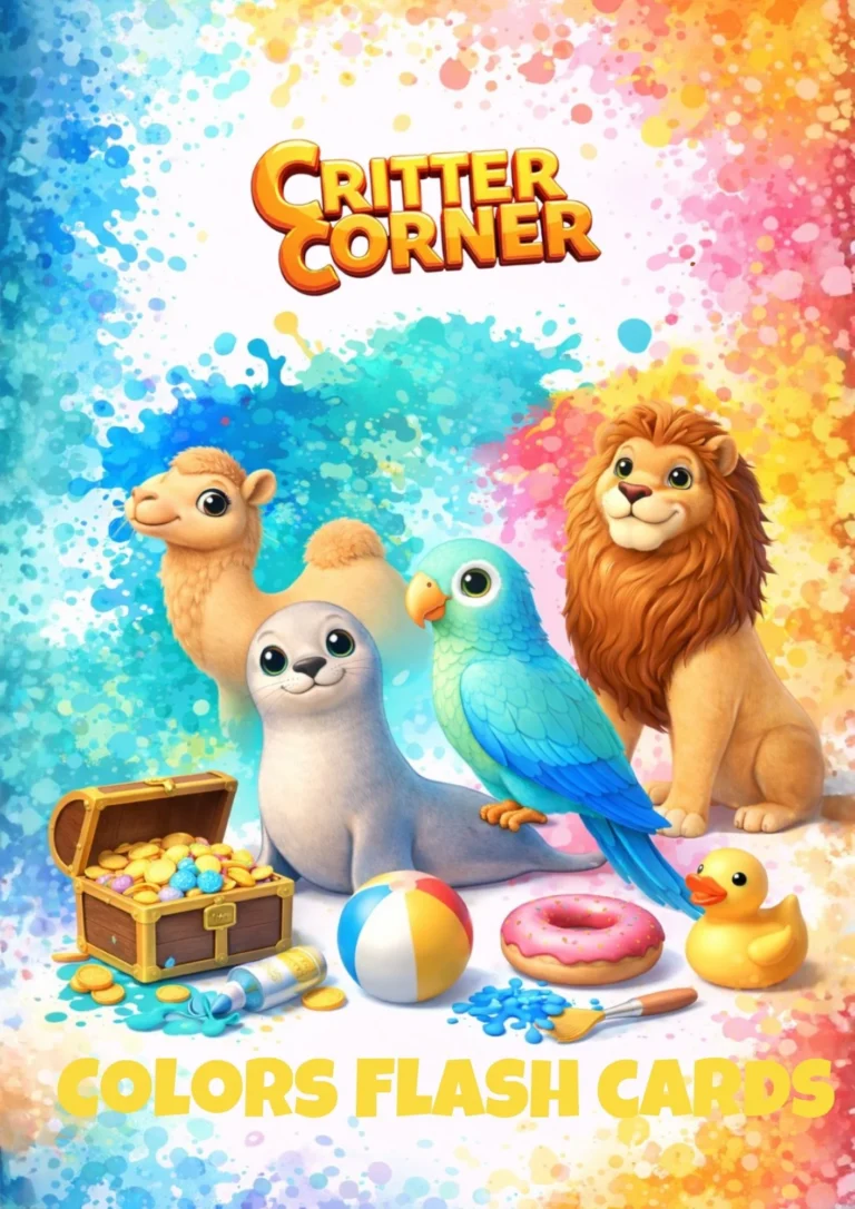 Critter Corner Colors Flashcards
