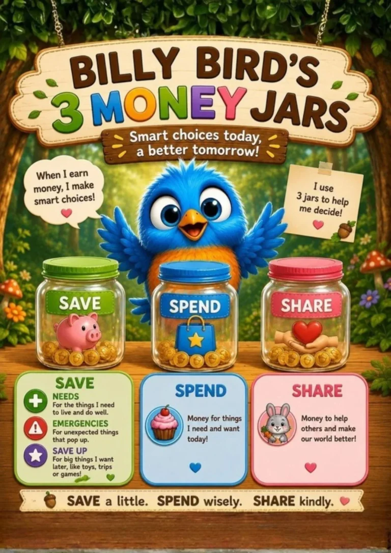 Billy Bird’s Save, Spend & Share