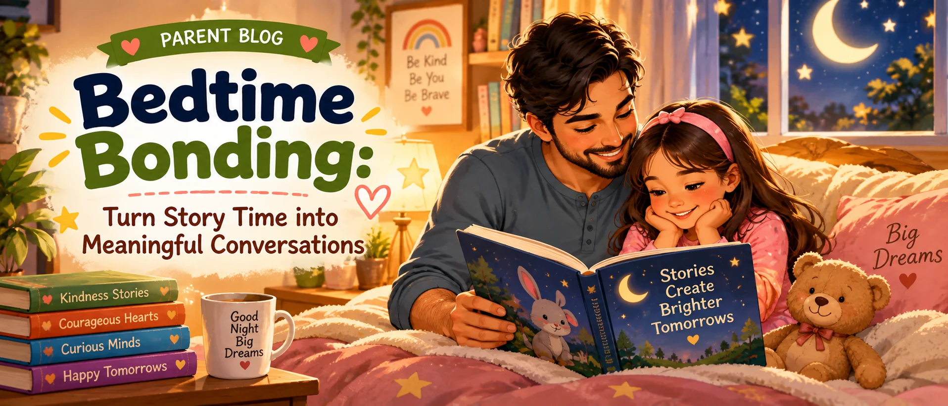 Bedtime Bonding: Turn Story Time into Meaningful Conversations — Critter Corner parenting and teaching blog