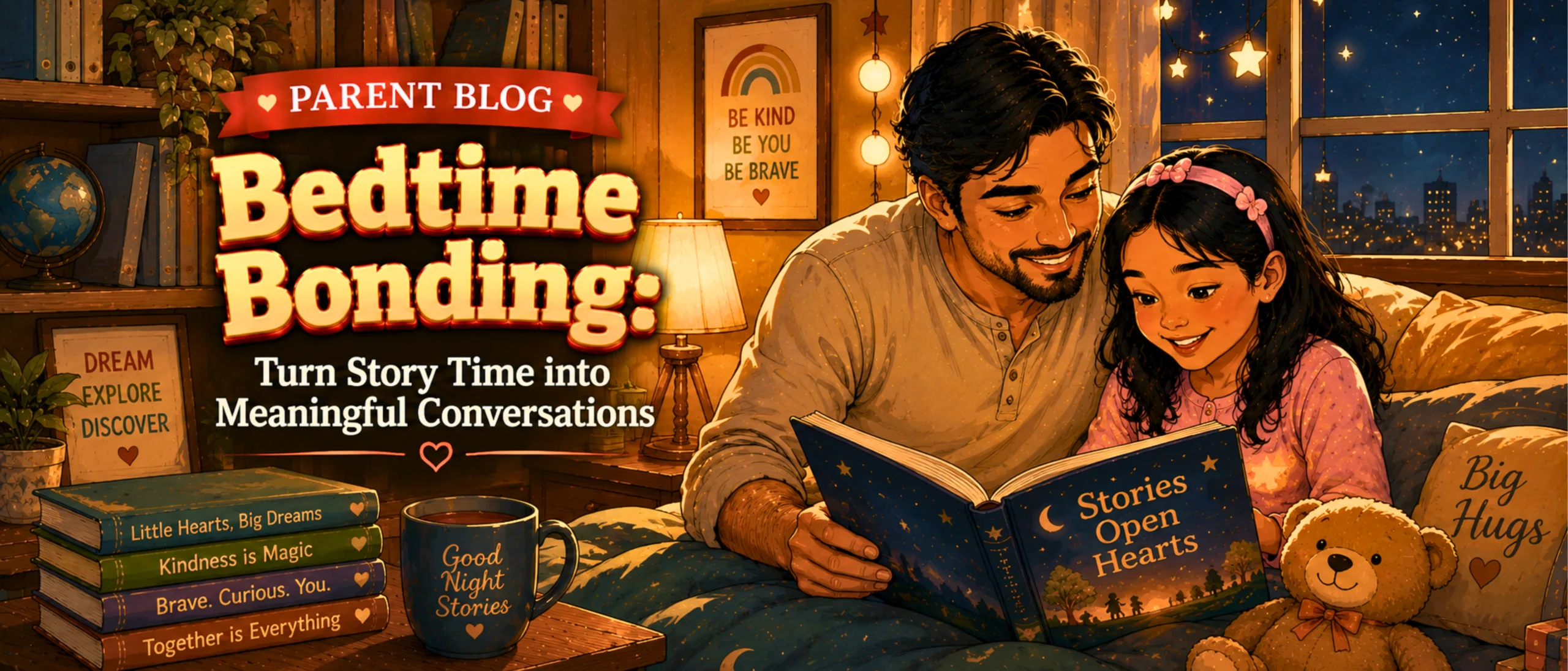 Bedtime Bonding: Turn Story Time into Meaningful Conversations