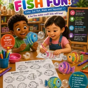 Bubble Fish Fun! | Balloon Fish Craft & Ocean STEM Activity for Kids