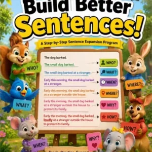 Build Better Sentences – Sentence Expansion Writing Program Printable Grammar