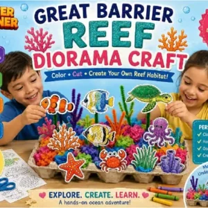 Build a Coral Reef! | Great Barrier Reef Diorama Craft for Kids