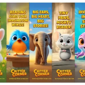 FREE Printable Bookmarks for Kids | Animal Reading Rewards | Cute Classroom Bookmarks
