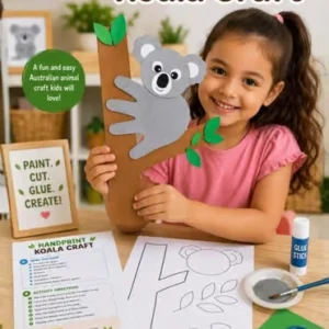 Koala Handprint Fun! | Printable Australian Animal Craft for Kids