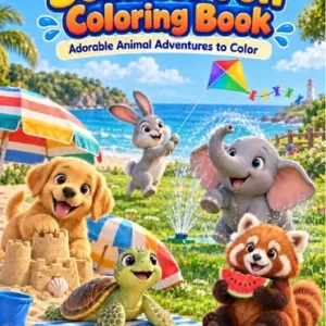 Summer Fun! Animal Coloring Book & Pages for Kids — educational storybook and learning resource for kids | Critter Corner