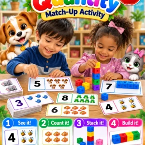 Number & Quantity Match-Up! | Numbers 1–20 | 4 Hands-On Counting & Number Recognition Activities — educational storybook and learning resource for kids | Critter Corner