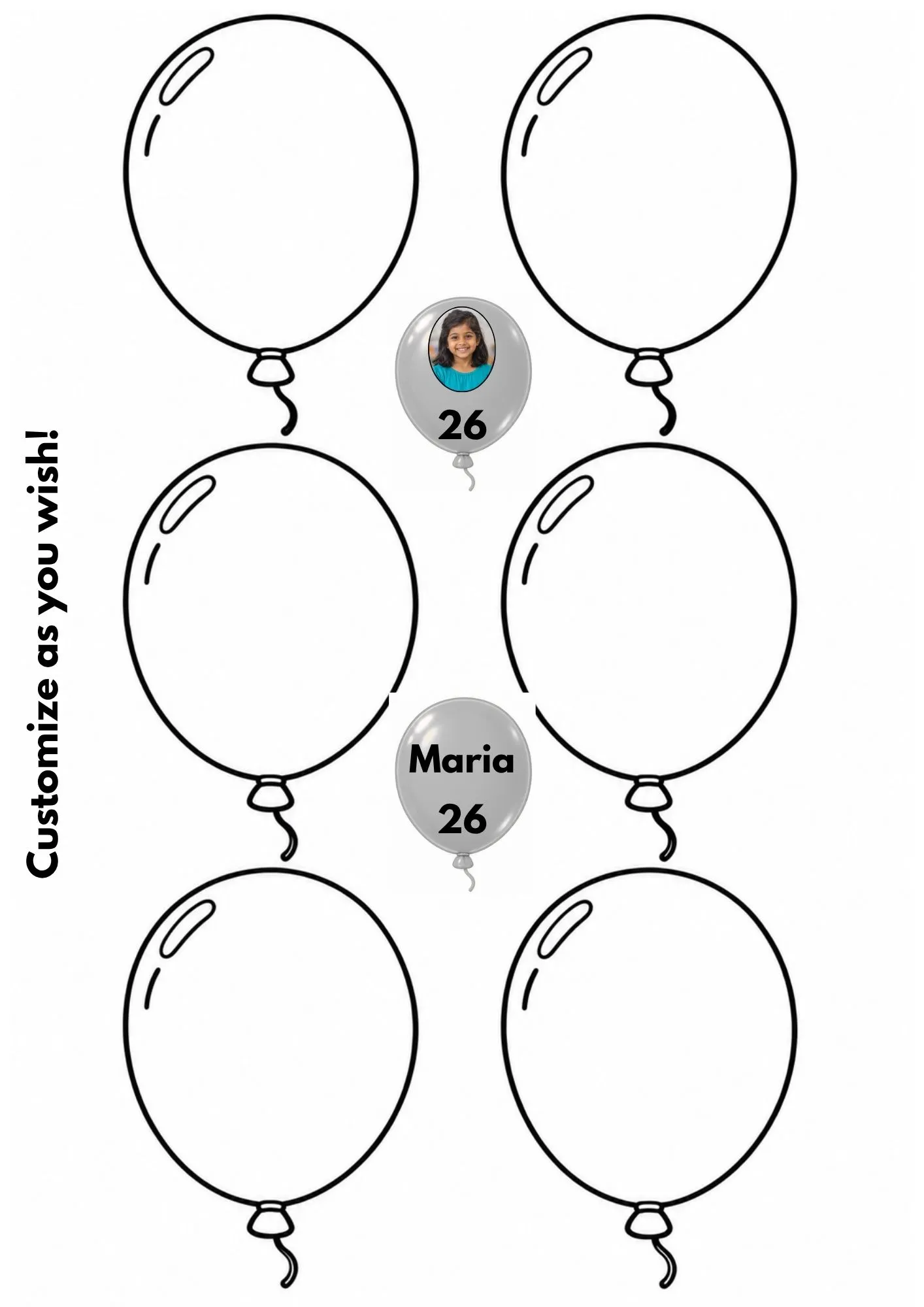 Birthday Bulletin Board Set – 12 Monthly Birthday Posters | Classroom Decor, Color & Black-and-White - Image 3 — educational storybook and learning resource for kids | Critter Corner